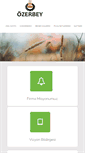 Mobile Screenshot of ozerbey.com